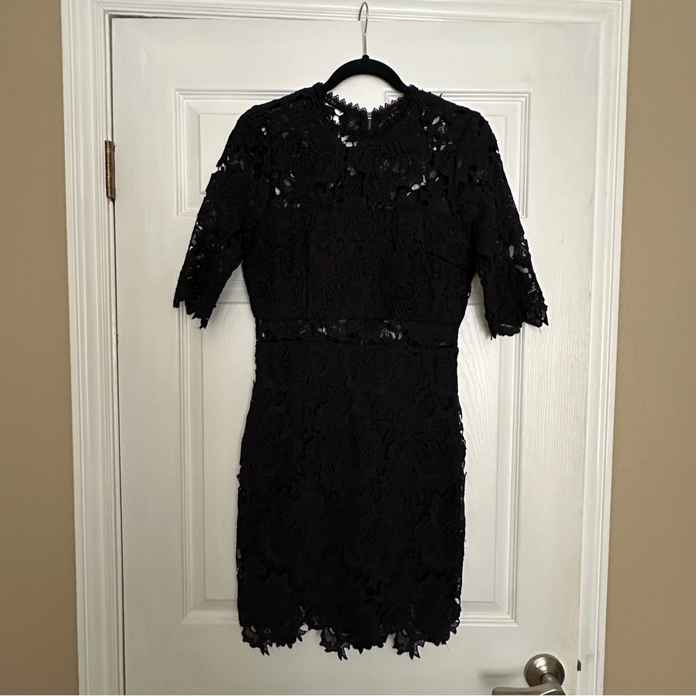 Lulus | Elegant Black Lace Dress